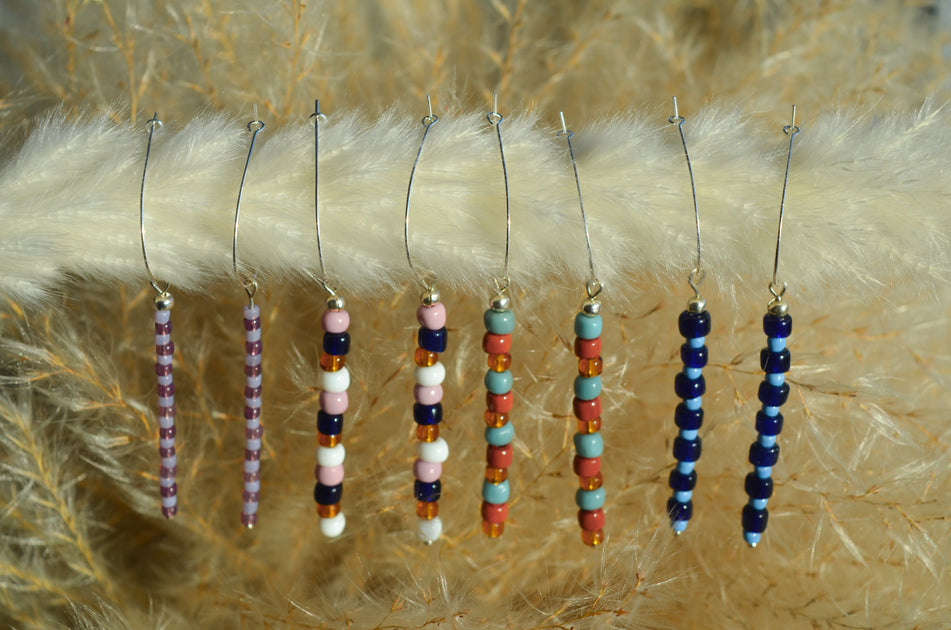 Vintage Bead Earrings Three Sisters by Emma